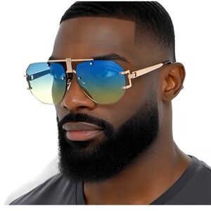 Sunglasses Unique Women MeGreen Yellow Lens Fashion Eyewear UV Protection Lentes